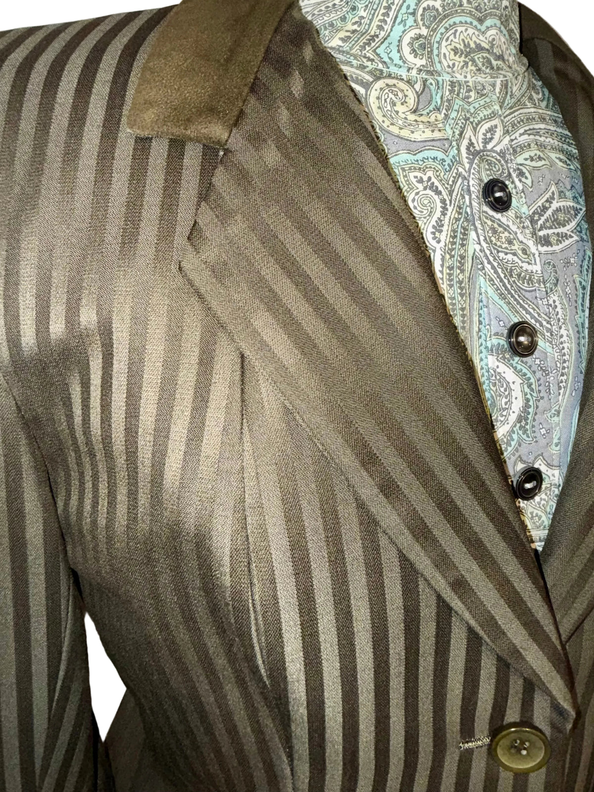 Marsha De Arriaga, Ladies Olive Brown Hunt Coat