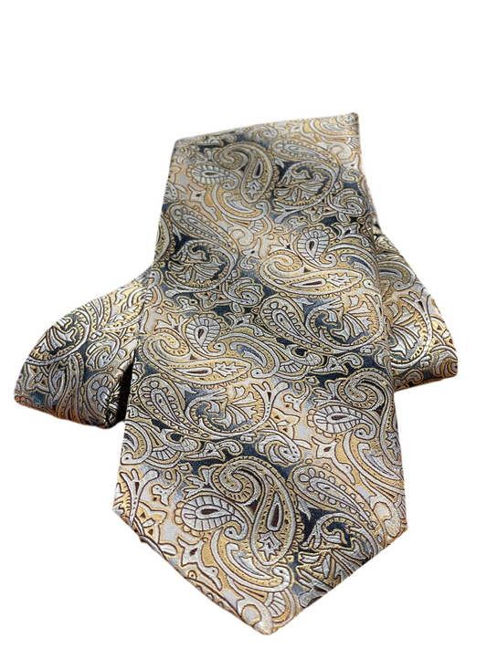 Yellow Paisley Tie