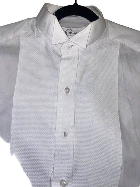 Pique, White Formal Shirt