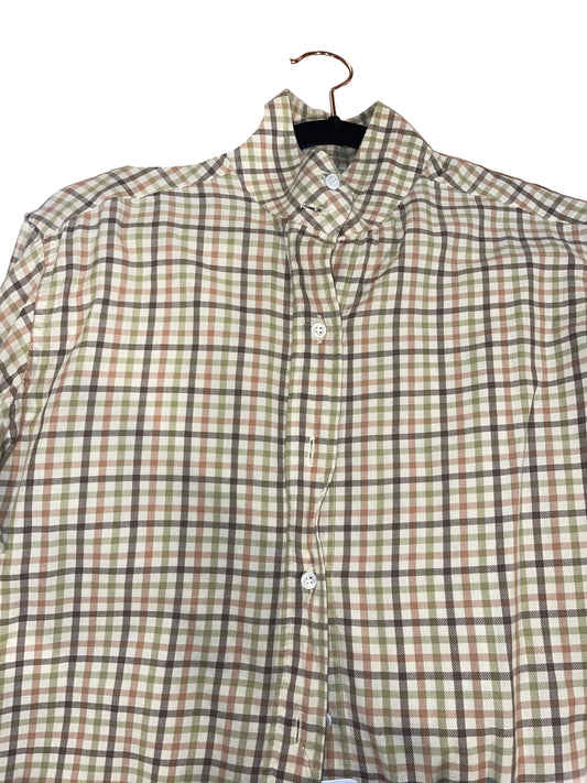 Van Teal, Tan Plaid Ladies 12 Hunt Shirt