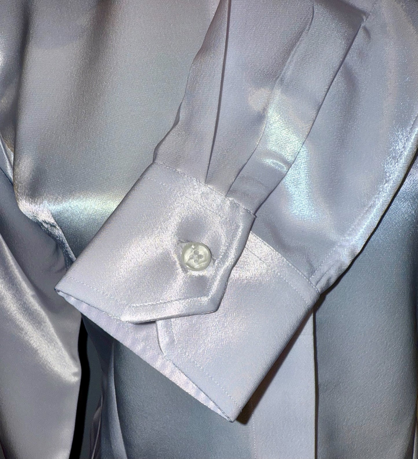 Ellie May, Ladies White Satin Shirt