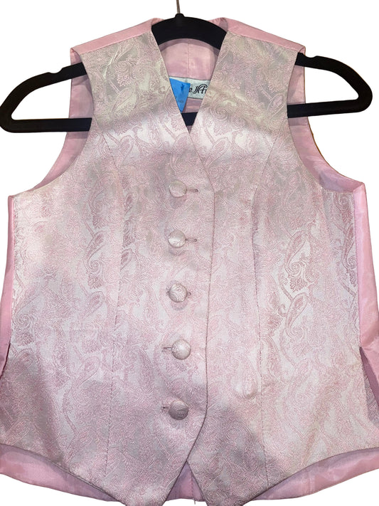 Marsha De Arriaga, Kids Pink Paisley Vest