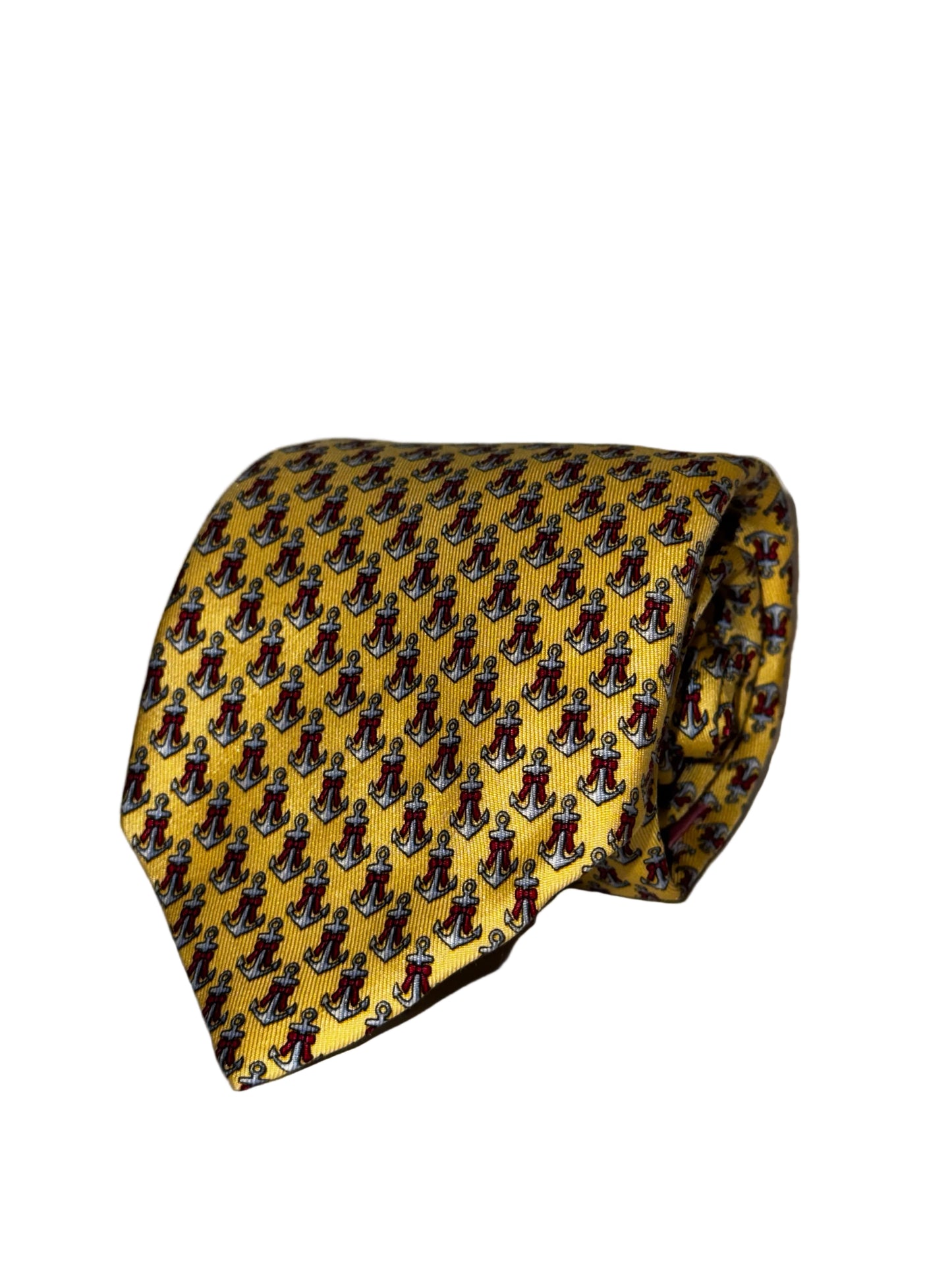 Yellow Anchor Tie