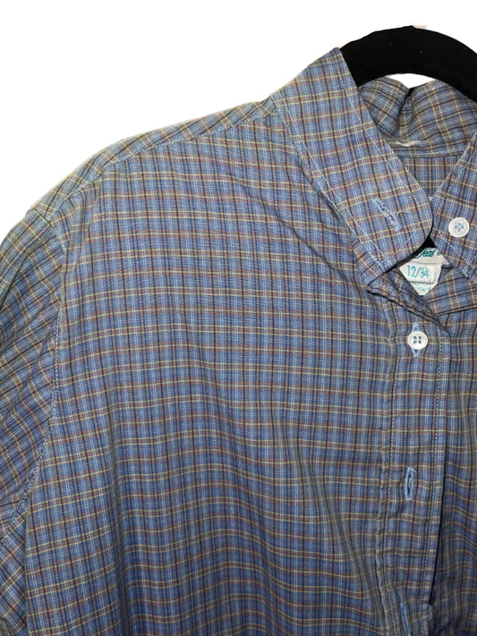 Revelle, Blue Plaid 34 Hunt Shirt
