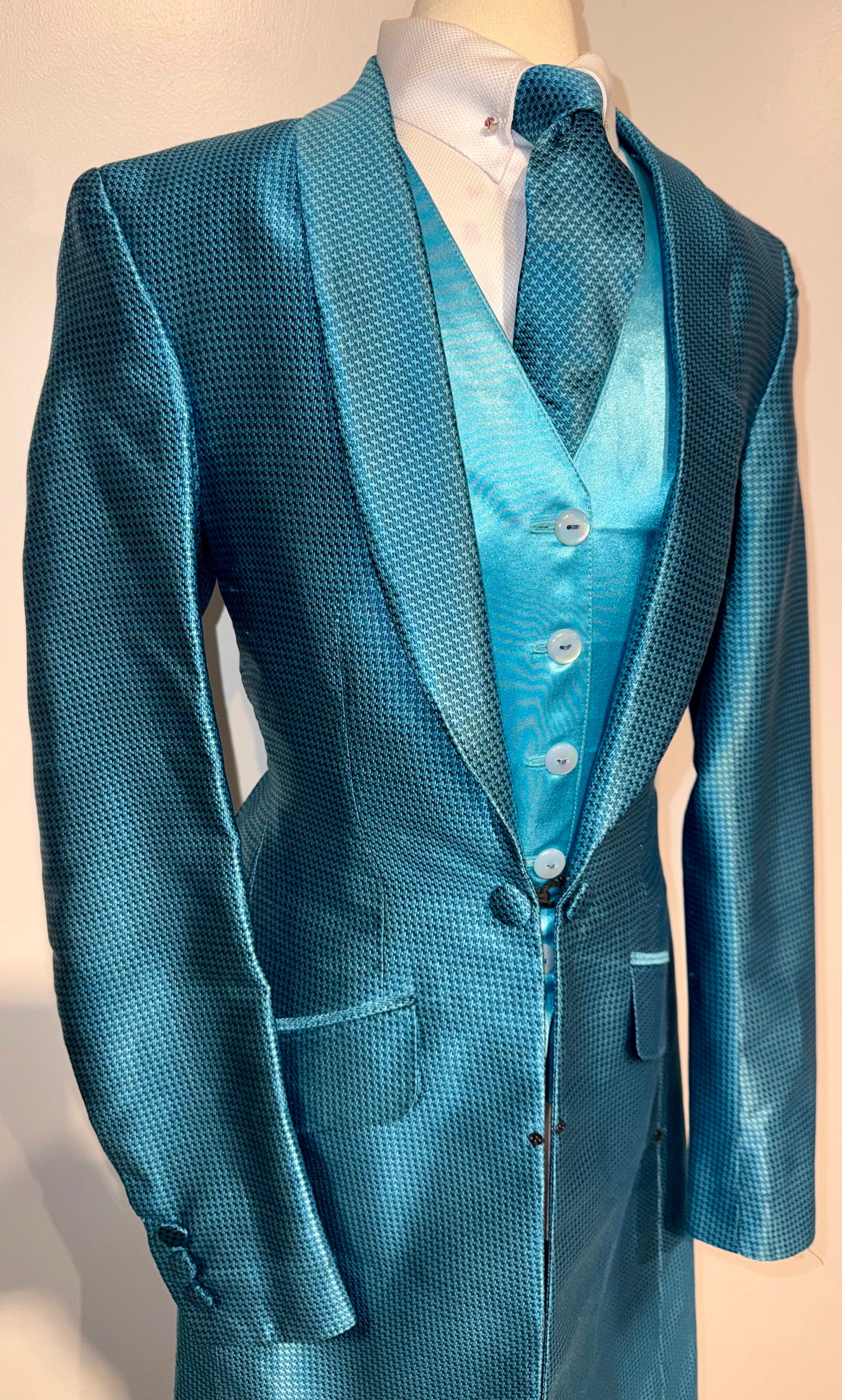 Marsha De Arriaga, Girls Teal Day Coat