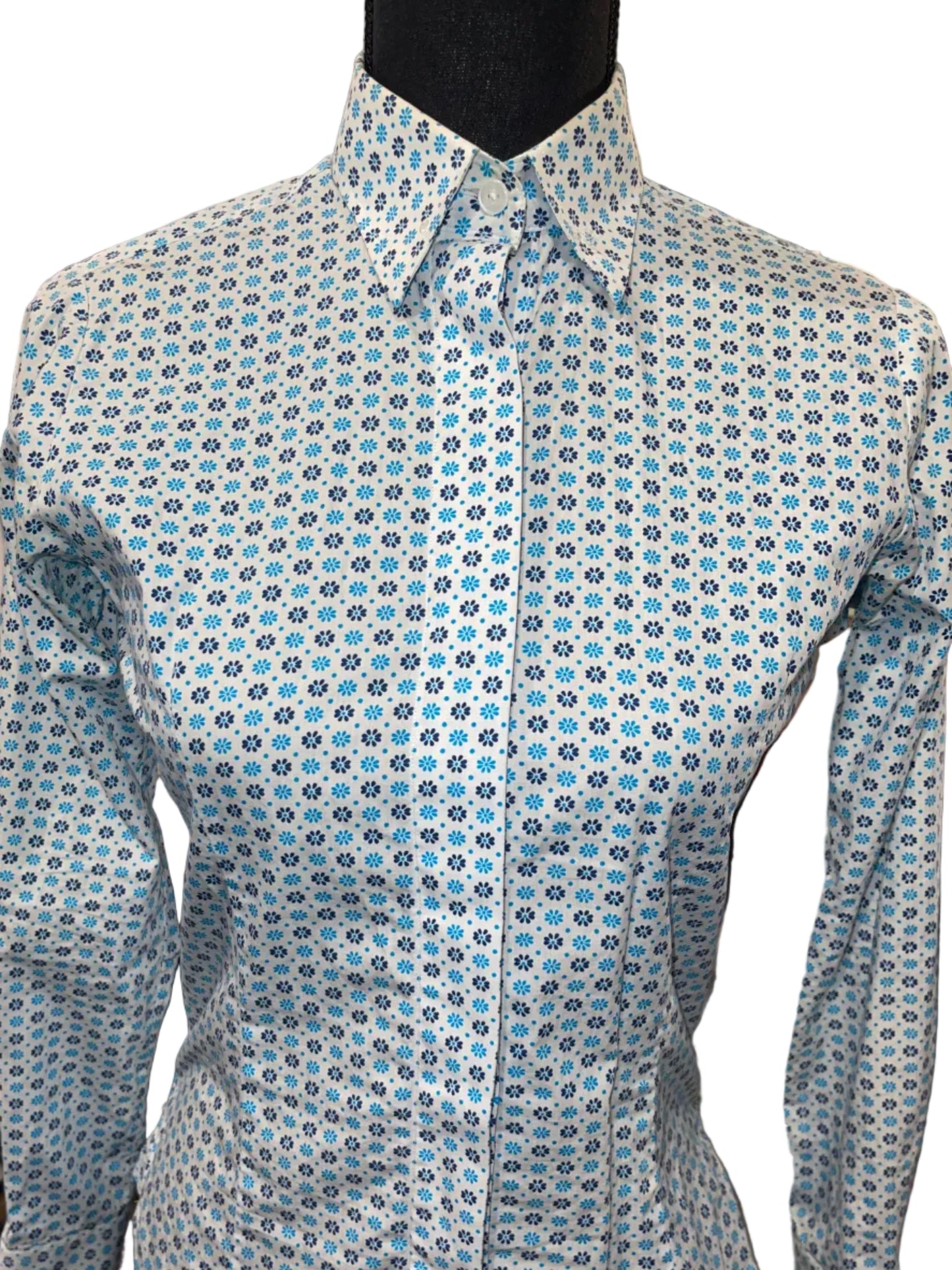 Ellie May, Teal Flower Shirt