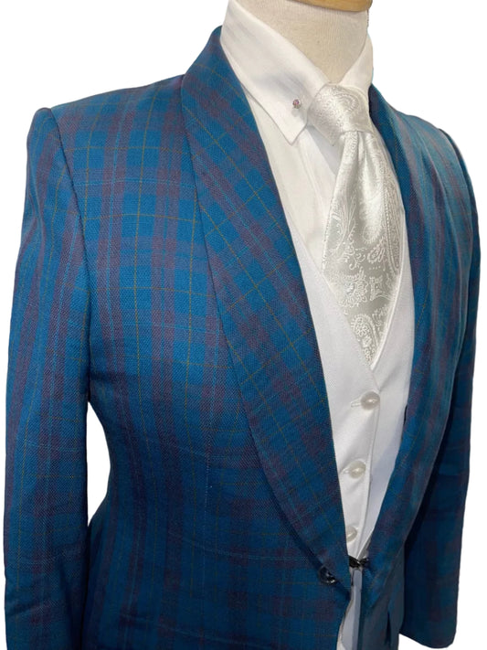 Countryside, Teal Plaid Day Coat