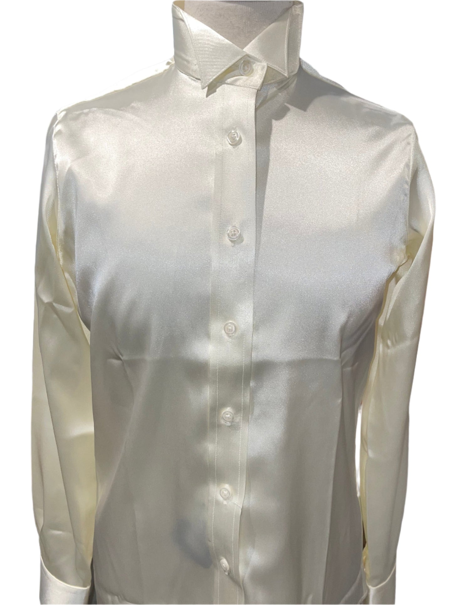 Hawkewood, Cream Silk Formal Shirt