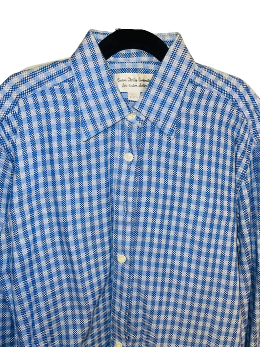 CCC, Blue Basketweave Shirt