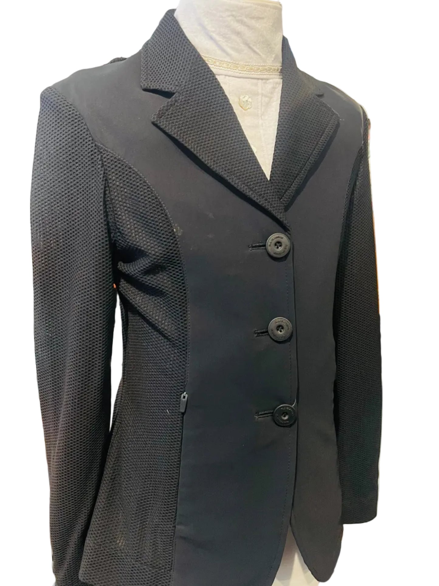 RJ Classics Black Mesh Hunt Coat 10S