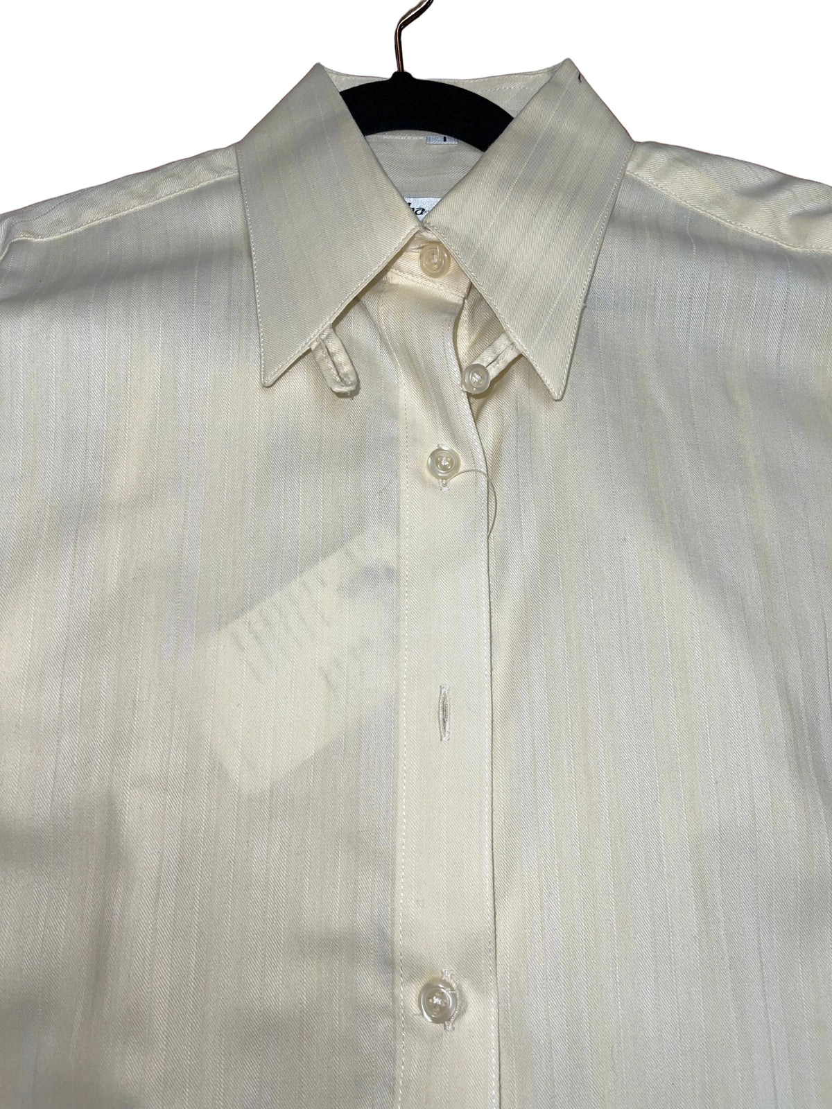 Marsha De Arriaga, Yellow Stripe Shirt