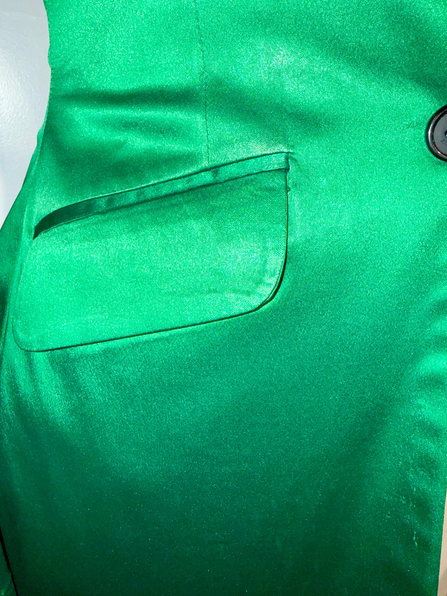 Hawkewood, Green Silk Day Coat