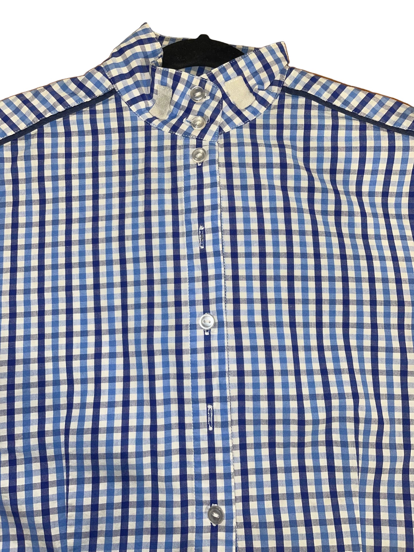 Custom, Blue Plaid Hunt Shirt