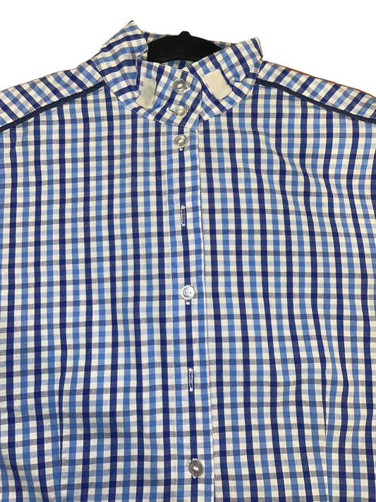 Custom, Blue Plaid Hunt Shirt