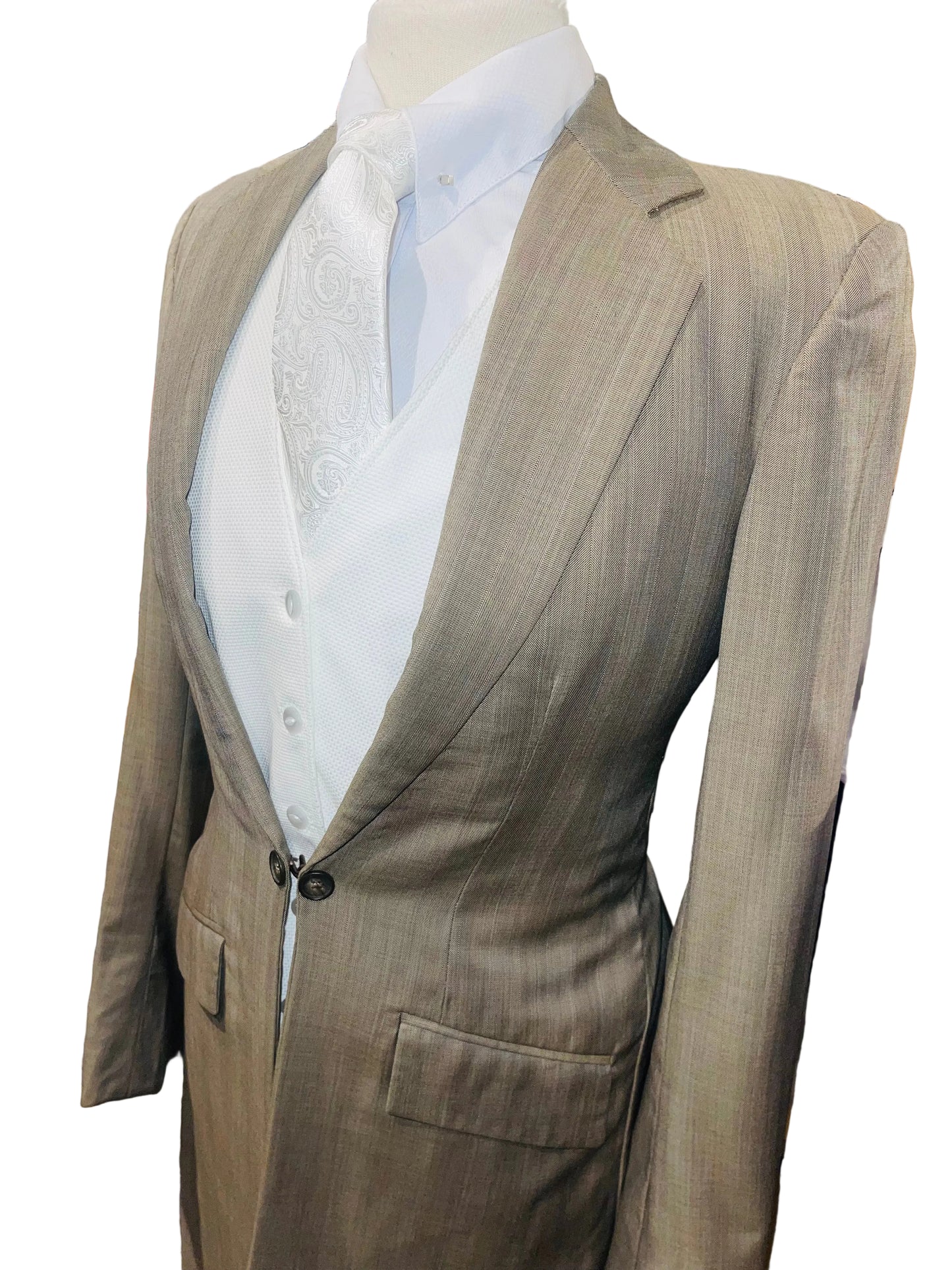 Carl Meyers, Taupe Suit