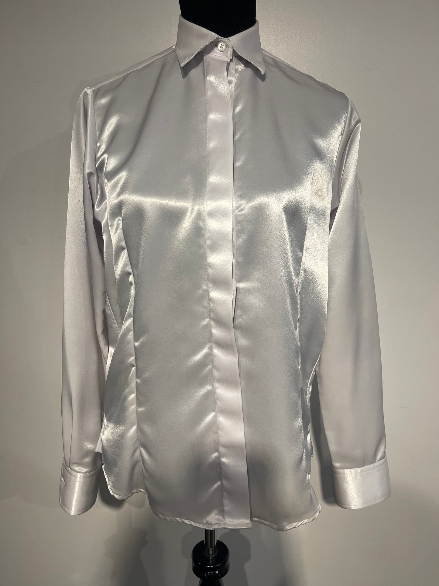 Ellie May White Satin Shirt