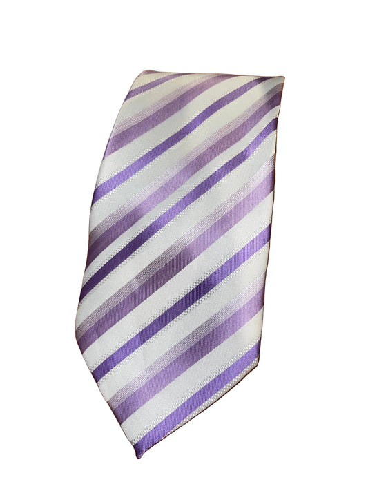 Purple Stripe Tie