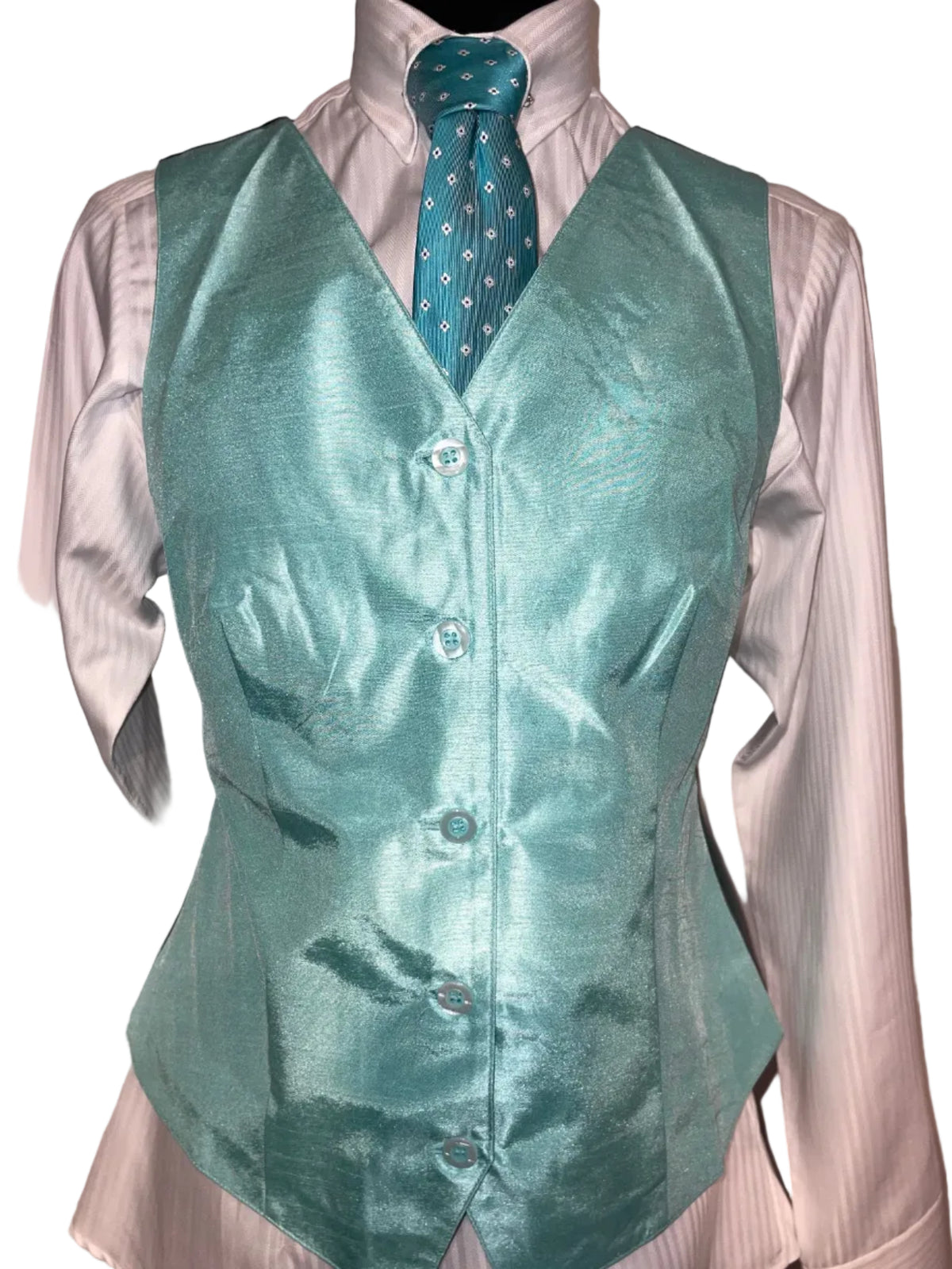 New, DK Ride Teal Silk Vest