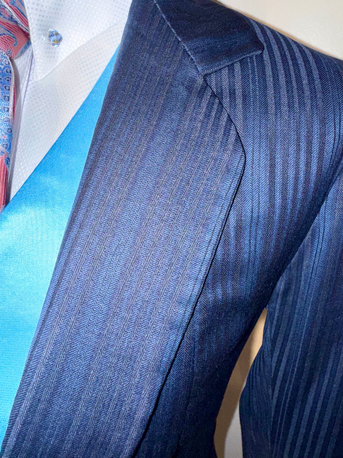 Marsha De Arriaga, Navy Suit