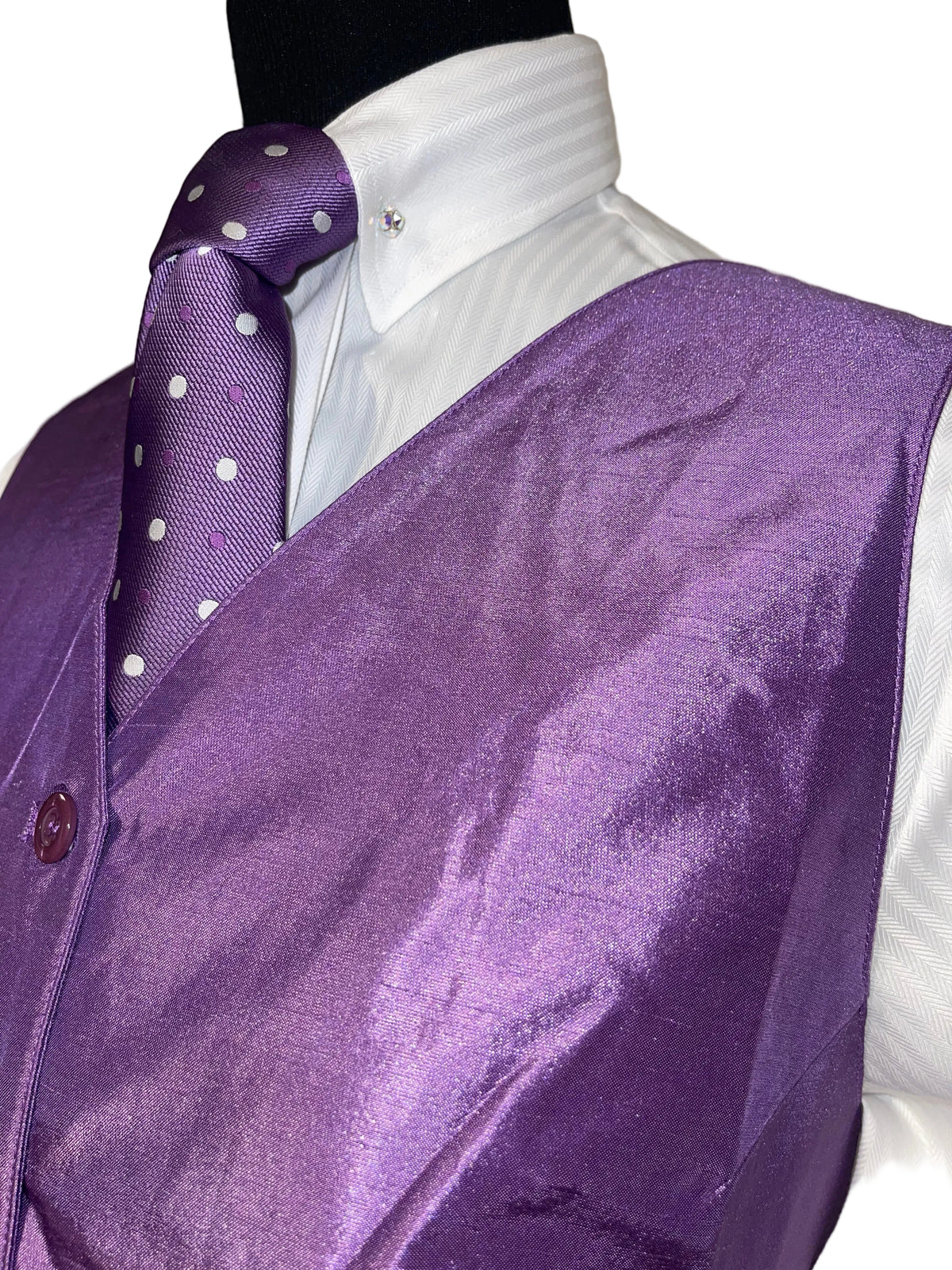 New, DK Ride Royal Purple Silk Vest