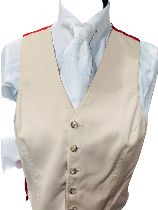 Custom, Cream Ladies Vest