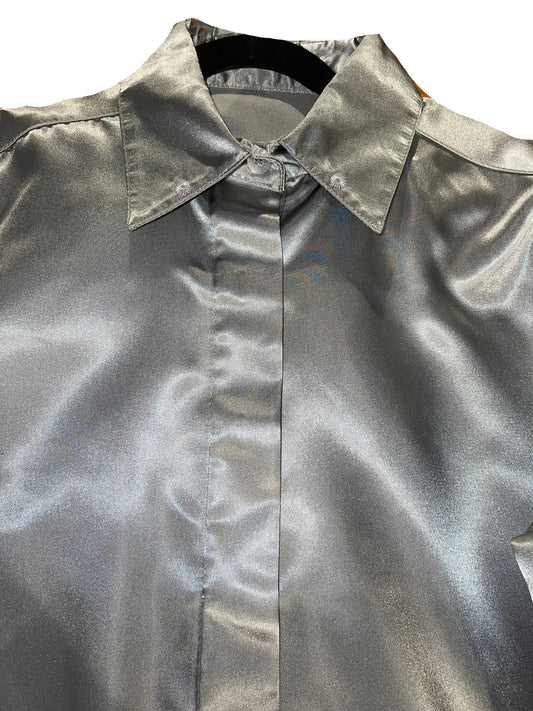 Hartmeyer, Silver Silk Shirt