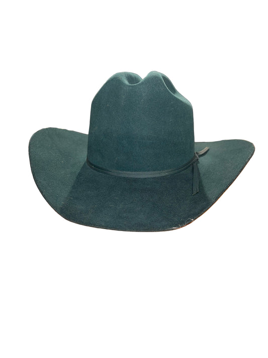 American Hat Co. Dk Green 7 Western Hat