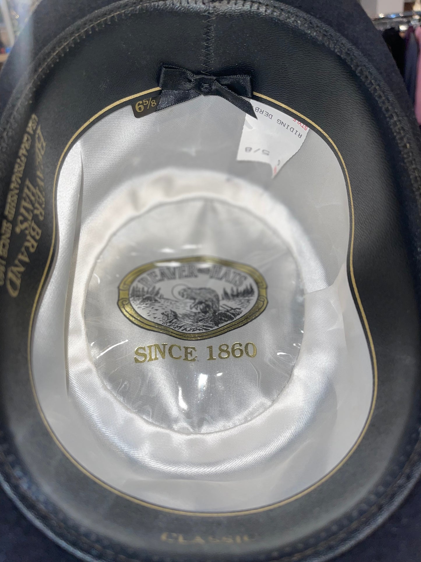 Beaver Brand, Navy, 6 5/8 Derby