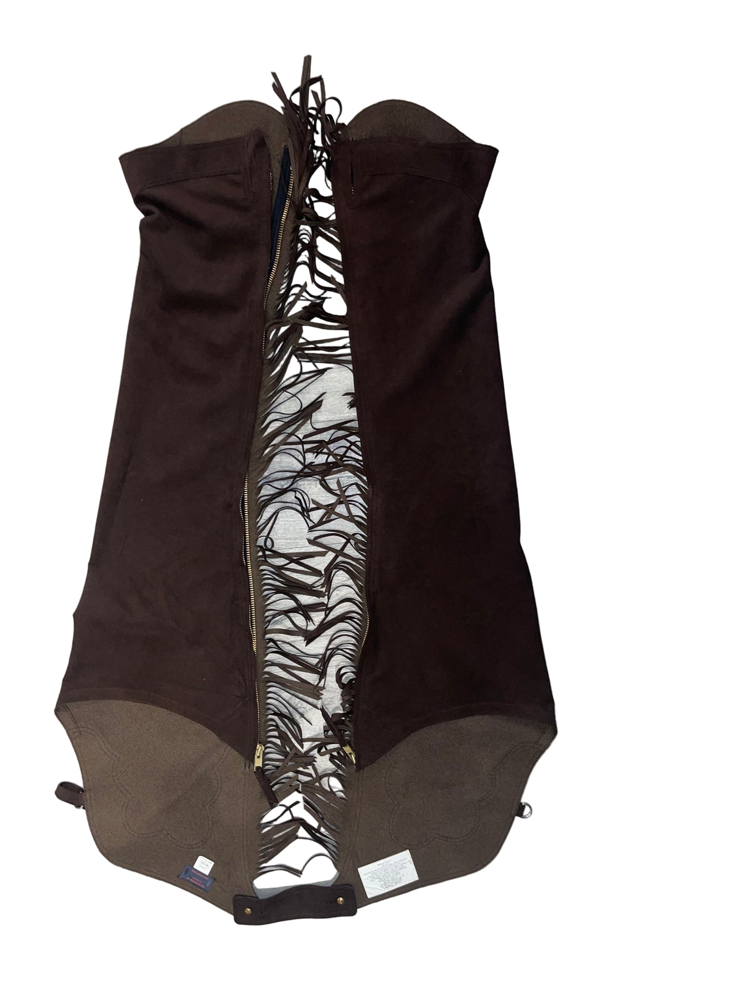 New, Go-N-Show Ladies Large Brown Chaps