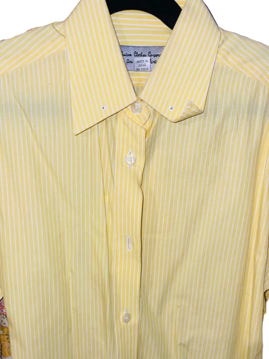 CCC, Yellow with White Stripe Shirt