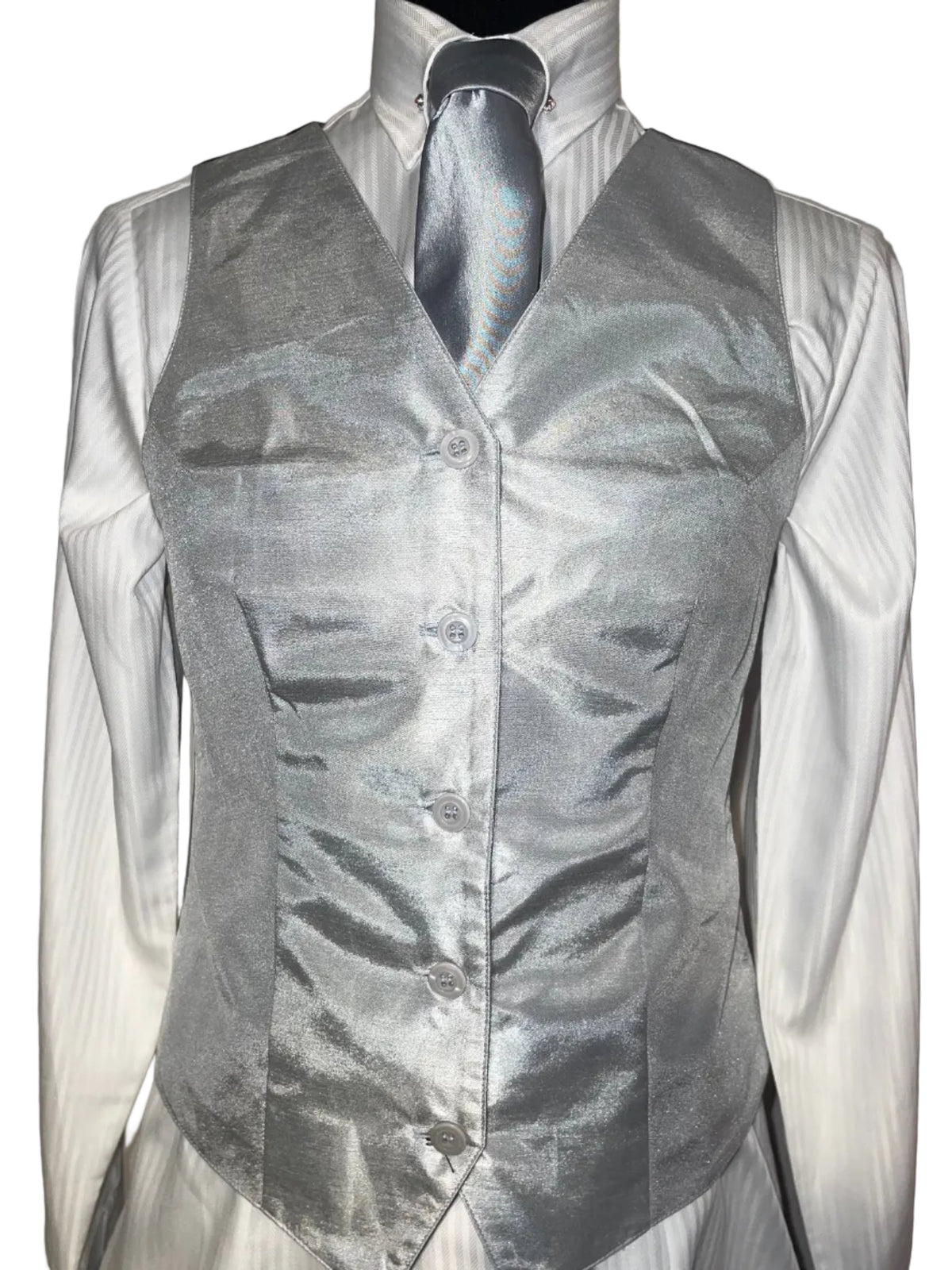 New, DK Ride Silver Silk Vest