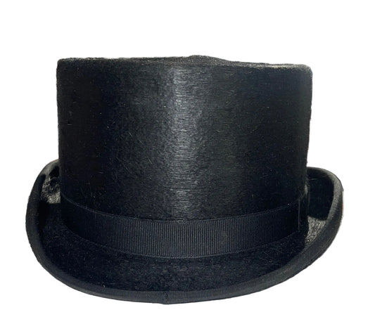 Black, 7 1/8 Top Hat