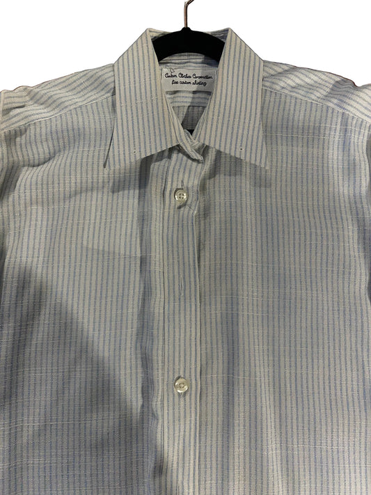 CCC, White with Blue Stripe Shirt