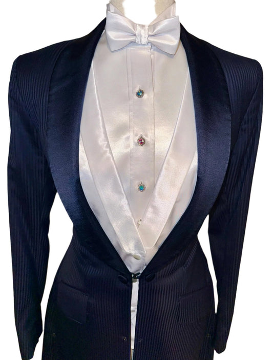 Marsha de Arriaga, Ladies, Navy Formal Suit