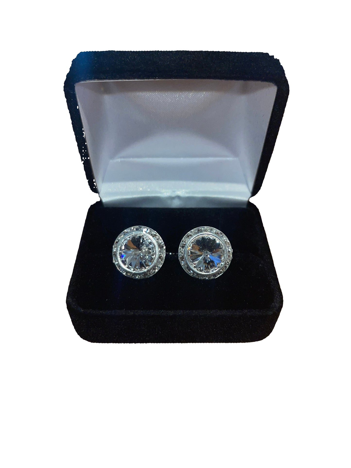 New, Crystal Cufflinks