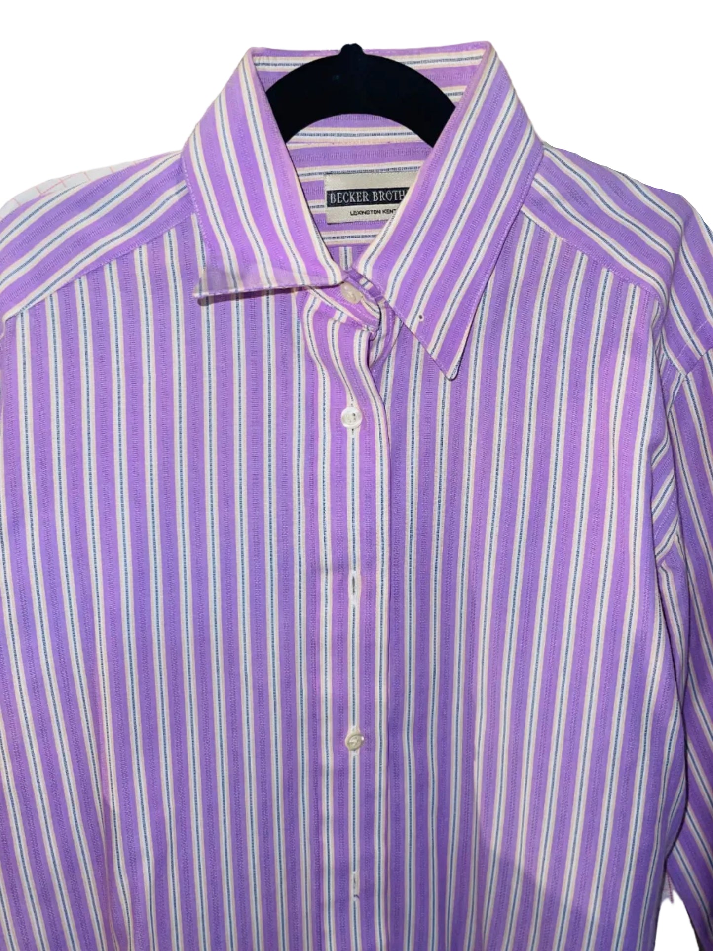Becker Brothers, Purple Stripe Shirt
