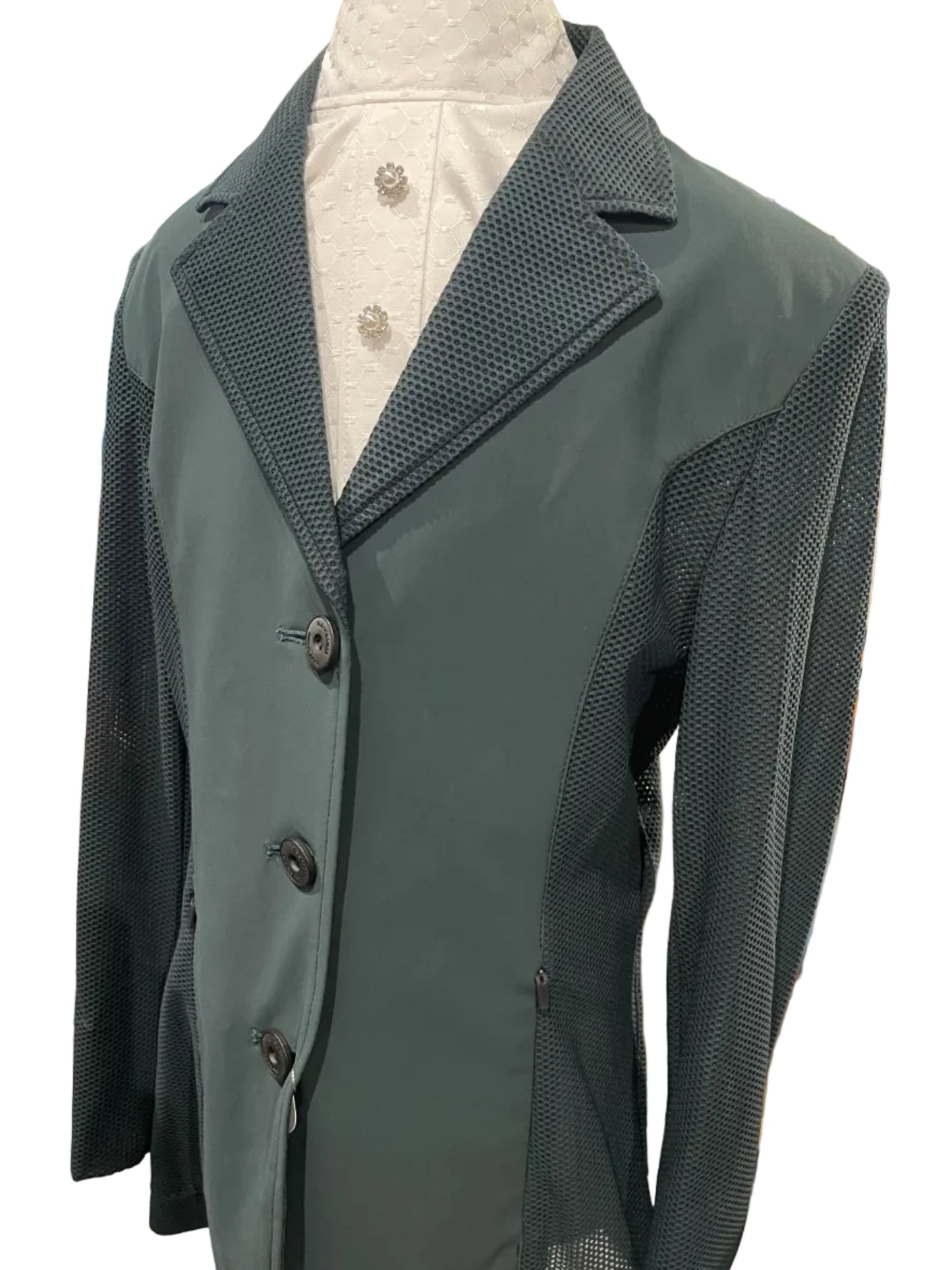 Rj Classics, Green Mesh Girls 16S Hunt Coat
