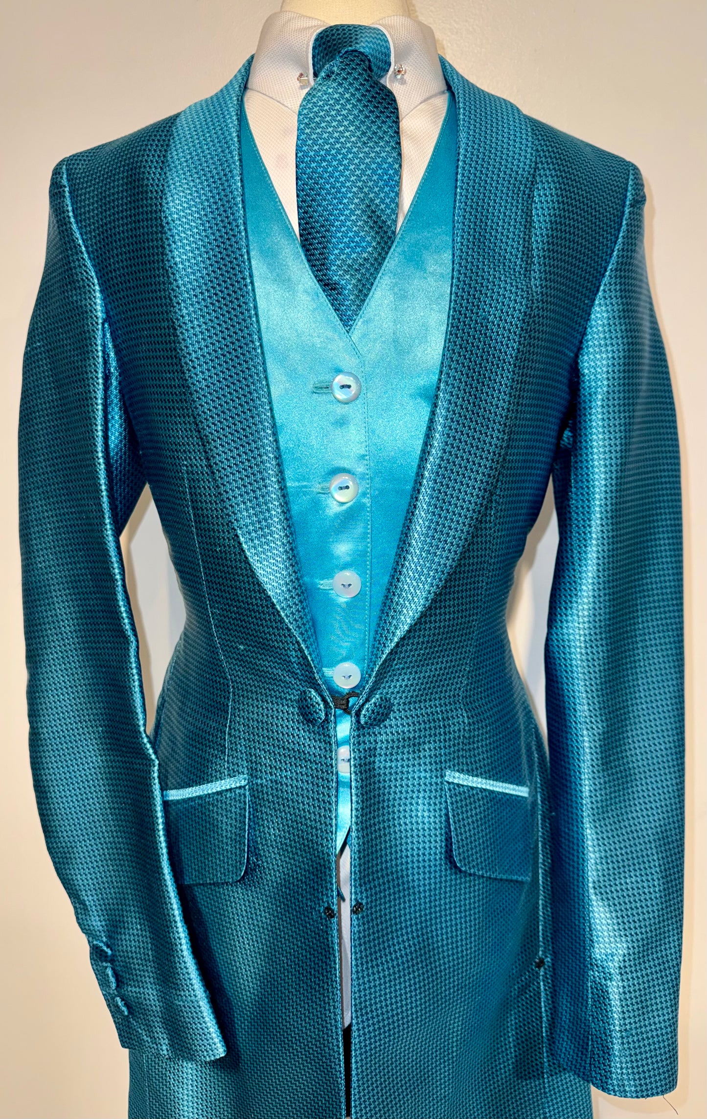 Marsha De Arriaga, Girls Teal Day Coat