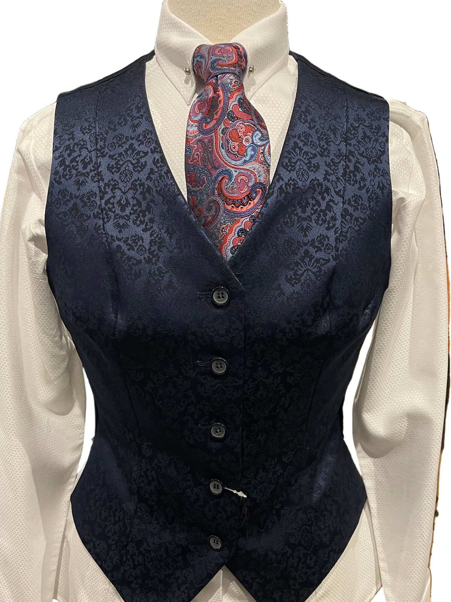 Ladies Navy and Raspberry Set