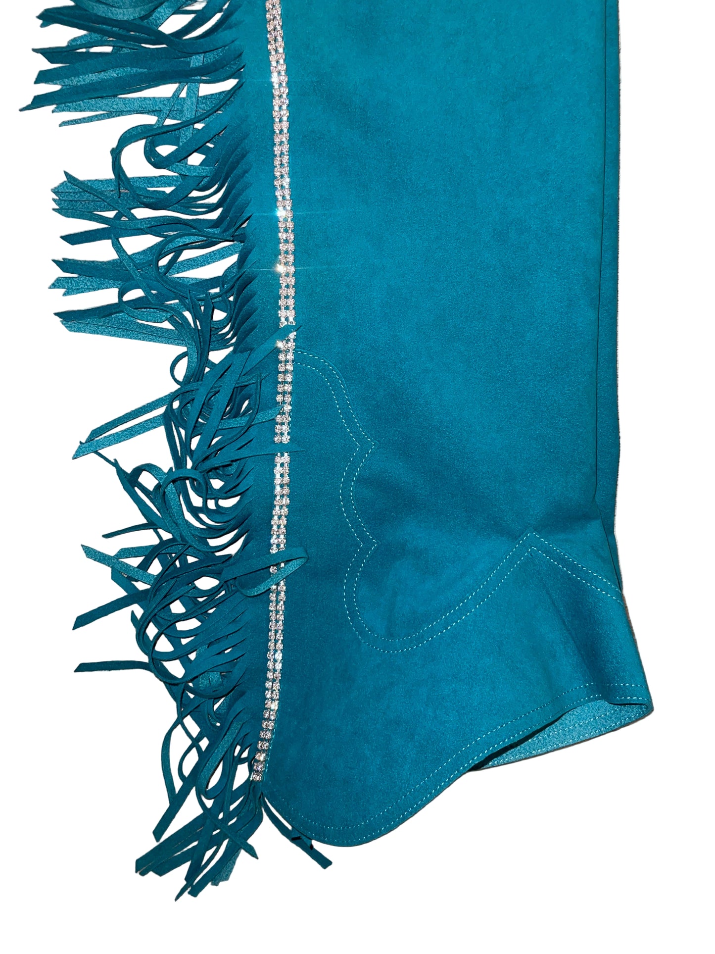 Go-N-Show, Ladies Small Turquoise Chaps