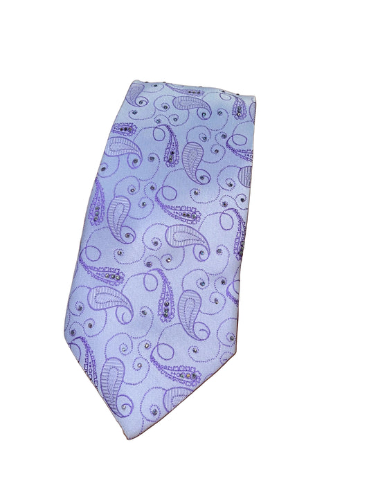 Armani Purple Paisley Tie