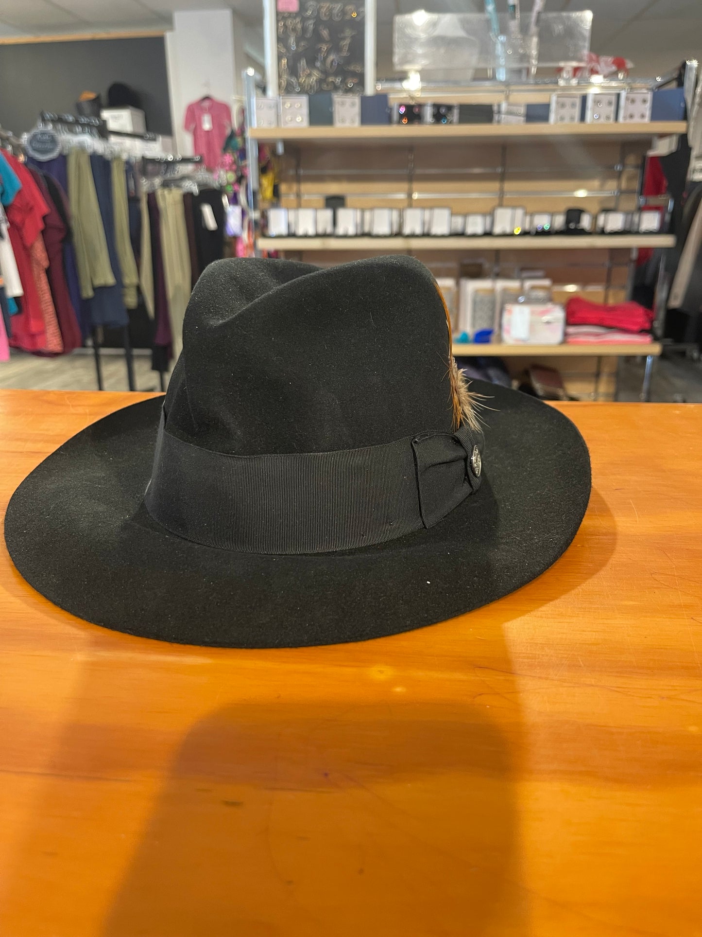 Stetson Black Snap Brim 7