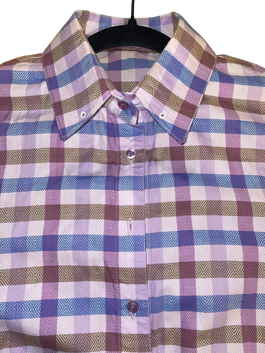 Purple Plaid Shirt