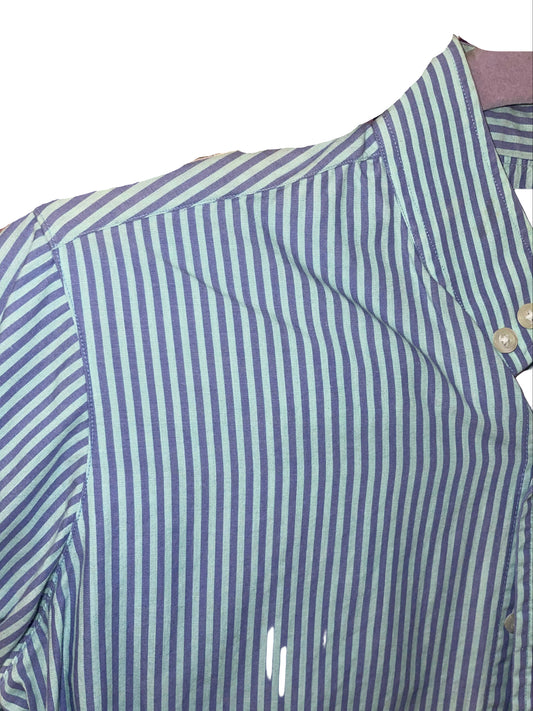 Essex, Green and Purple Stripe 34 Hunt Shirt