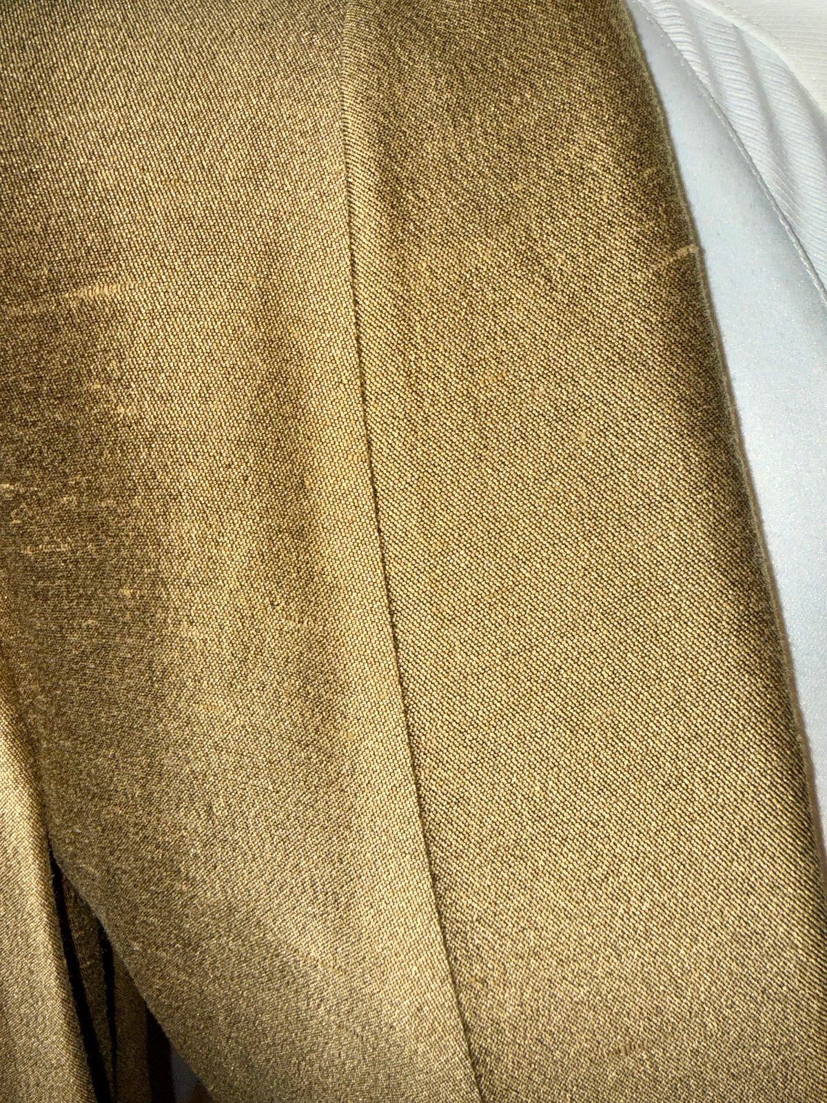 Custom, Gold Silk Day Coat