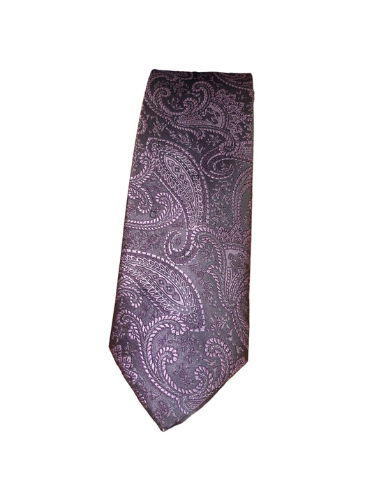 Purple Paisley Tie