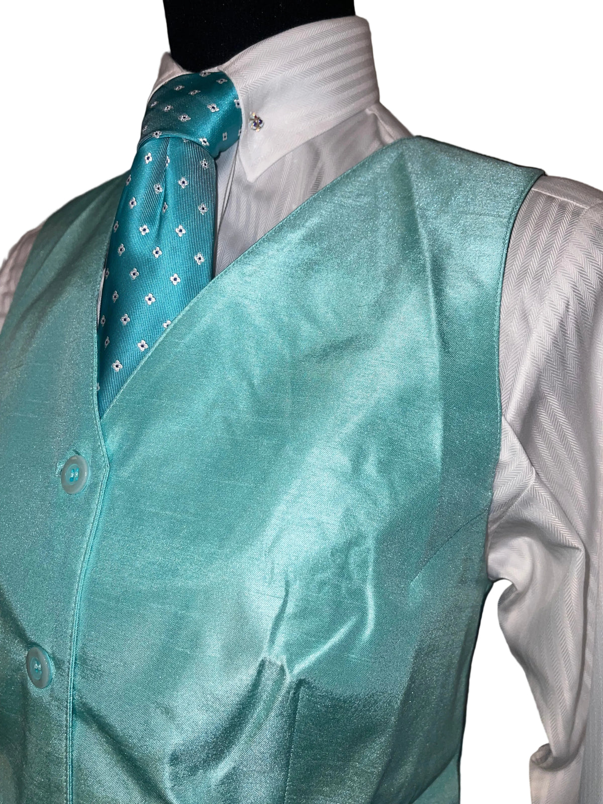 New, DK Ride Teal Silk Vest