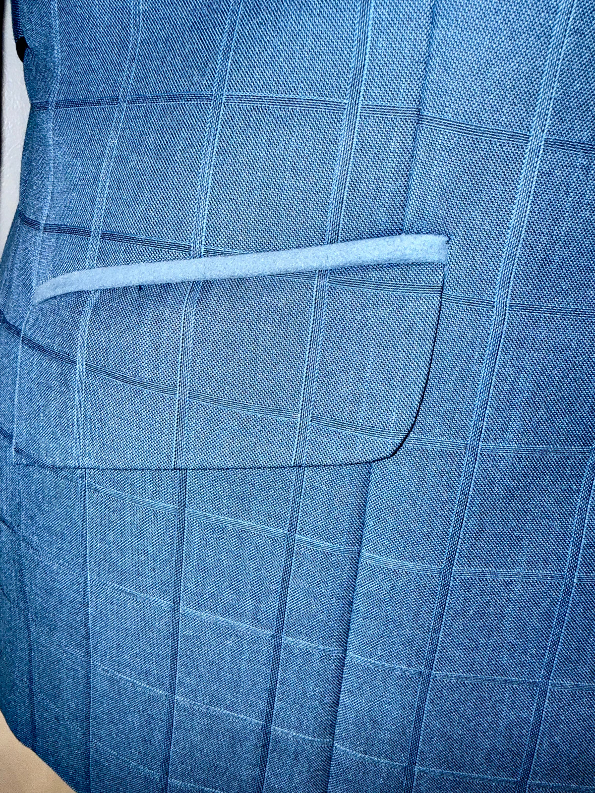 Marsha De Arriaga, Blue Hunt Coat