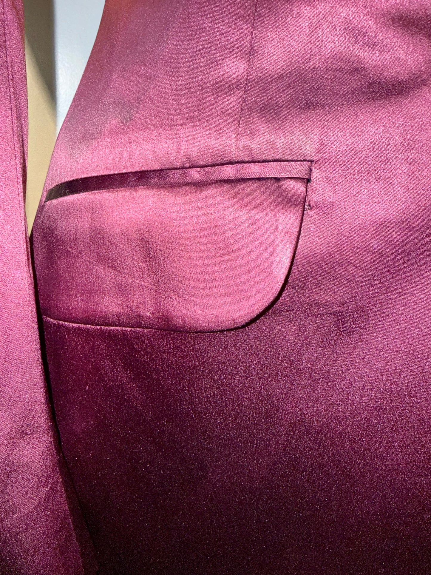 Hawkewood, Plum Silk Day Coat