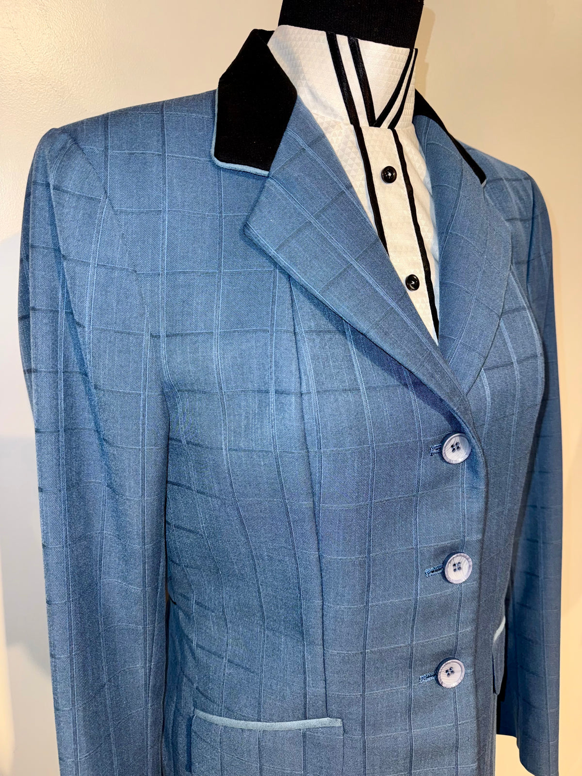 Marsha De Arriaga, Blue Hunt Coat